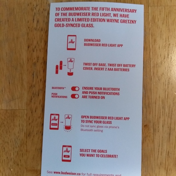 NIB Ltd Edition Wayne Gretzky Gold-Synced Glass - Picture 6 of 8